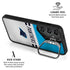 NFL Carolina Panthers White Striped Galaxy S25 Plus Kickstand Case
