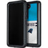 NFL Carolina Panthers White Striped Galaxy S24 Plus Waterproof Case