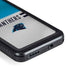 NFL Carolina Panthers White Striped Galaxy S24 Plus Waterproof Case