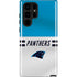 NFL Carolina Panthers White Striped Galaxy Cases