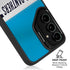 NFL Carolina Panthers White Striped Galaxy S24 Ultra Kickstand Case