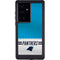 NFL Carolina Panthers White Striped Galaxy S24 Ultra Waterproof Case