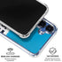 NFL Carolina Panthers White Striped Galaxy S25 Plus Clear Case