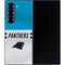 NFL Carolina Panthers White Striped Galaxy Z Fold6 Skin