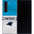 NFL Carolina Panthers White Striped Galaxy Z Fold6 Skin