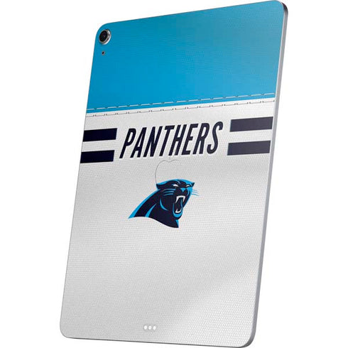 NFL Carolina Panthers White Striped Apple iPad Air Skin