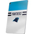 NFL Carolina Panthers White Striped Apple iPad Air Skin