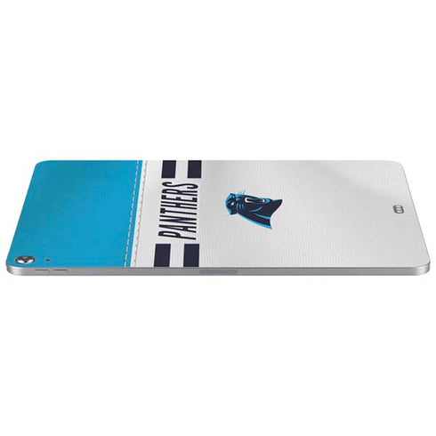 NFL Carolina Panthers White Striped Apple iPad Air Skin