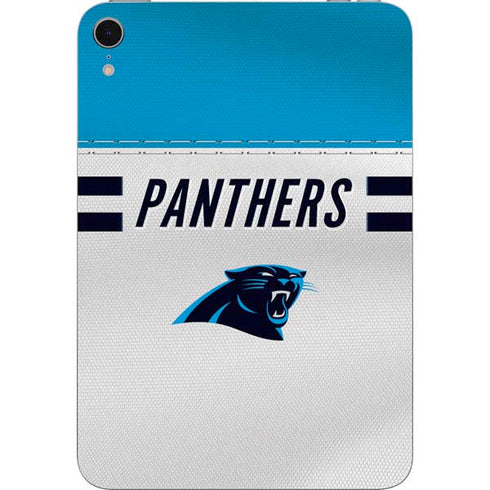 NFL Carolina Panthers White Striped Apple iPad Mini Skin