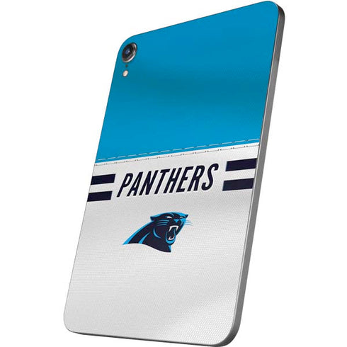 NFL Carolina Panthers White Striped Apple iPad Mini Skin