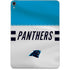 NFL Carolina Panthers White Striped Apple iPad Pro Skin