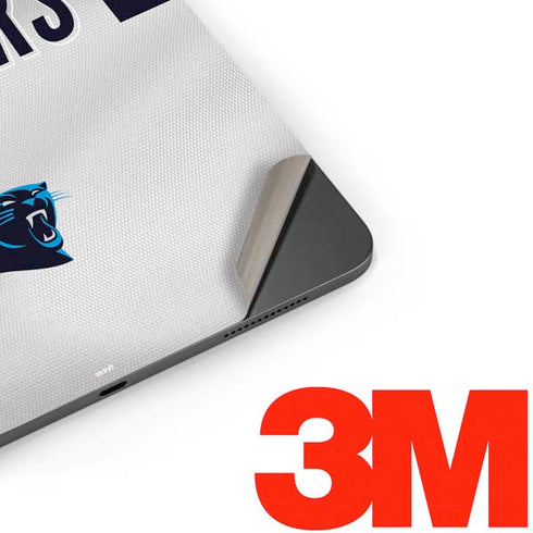 NFL Carolina Panthers White Striped Apple iPad Pro Skin