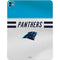 NFL Carolina Panthers White Striped iPad Pro 13in M4 (2024) Skin