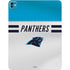 NFL Carolina Panthers White Striped iPad Pro 13in M4 (2024) Skin