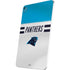 NFL Carolina Panthers White Striped iPad Pro 13in M4 (2024) Skin