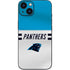 NFL Carolina Panthers White Striped iPhone Skins