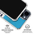 NFL Carolina Panthers White Striped iPhone 15 Clear Case