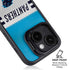 NFL Carolina Panthers White Striped iPhone 15 Kickstand Case