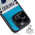 NFL Carolina Panthers White Striped iPhone 15 Pro Max Kickstand Case