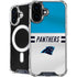 NFL Carolina Panthers White Striped iPhone 16 MagSafe Case
