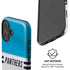 NFL Carolina Panthers White Striped iPhone 16 Plus Magsafe Impact Case