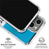 NFL Carolina Panthers White Striped iPhone 16 Pro Clear Case