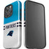 NFL Carolina Panthers White Striped iPhone 16 Pro Impact Case