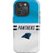 NFL Carolina Panthers White Striped iPhone 16 Pro Max Impact Case