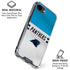 NFL Carolina Panthers White Striped iPhone 16e Clear Case