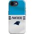 NFL Carolina Panthers White Striped iPhone 16e Impact Case