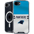 NFL Carolina Panthers White Striped iPhone 16e MagSafe Case