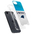NFL Carolina Panthers White Striped iPhone 16e MagSafe Case