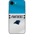 NFL Carolina Panthers White Striped iPhone 16e Skin
