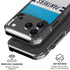 NFL Carolina Panthers White Striped iPhone 18 Pro Clear Case