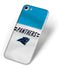 NFL Carolina Panthers White Striped iPhone 8 Skin