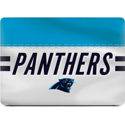 NFL Carolina Panthers White Striped Apple MacBook Air Skin