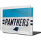 NFL Carolina Panthers White Striped MacBook Cases