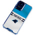 NFL Carolina Panthers White Striped Moto G 5G (2024) Clear Case