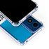 NFL Carolina Panthers White Striped Moto G 5G (2024) Clear Case