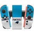 NFL Carolina Panthers White Striped Nintendo Switch 2 (2025) Joy-Con Controller Skin