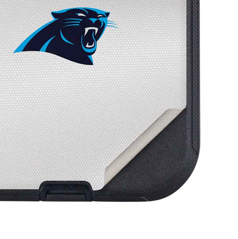 NFL Carolina Panthers White Striped Otterbox Defender iPhone Skin