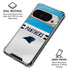 NFL Carolina Panthers White Striped Pixel 9/9 Pro Clear Case