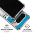 NFL Carolina Panthers White Striped Pixel 9/9 Pro Clear Case