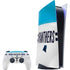 NFL Carolina Panthers White Striped PlayStation PS5 Skins