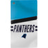 NFL Carolina Panthers White Striped PS5 Pro Console Skin
