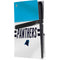 NFL Carolina Panthers White Striped PS5 Pro Disk Console Skin