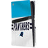 NFL Carolina Panthers White Striped PS5 Pro Disk Console Skin