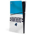 NFL Carolina Panthers White Striped PS5 Slim Digital Edition Console Skin