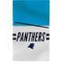 NFL Carolina Panthers White Striped PS5 Slim Digital Edition Console Skin