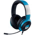 NFL Carolina Panthers White Striped Razer Kraken X Skin